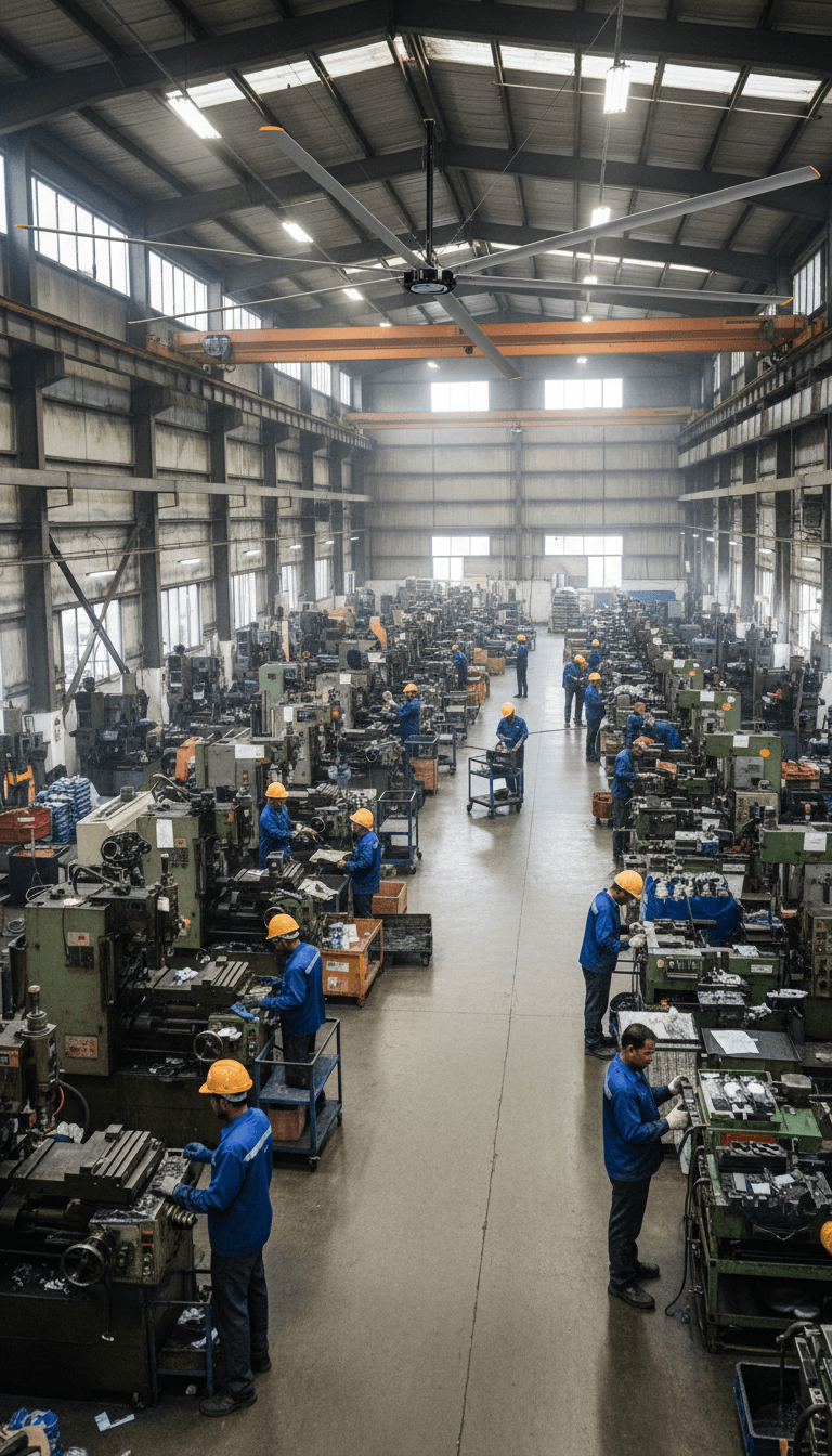 Aruth HVLS Fan Energy Efficiency - Reducing HVAC Power Costs